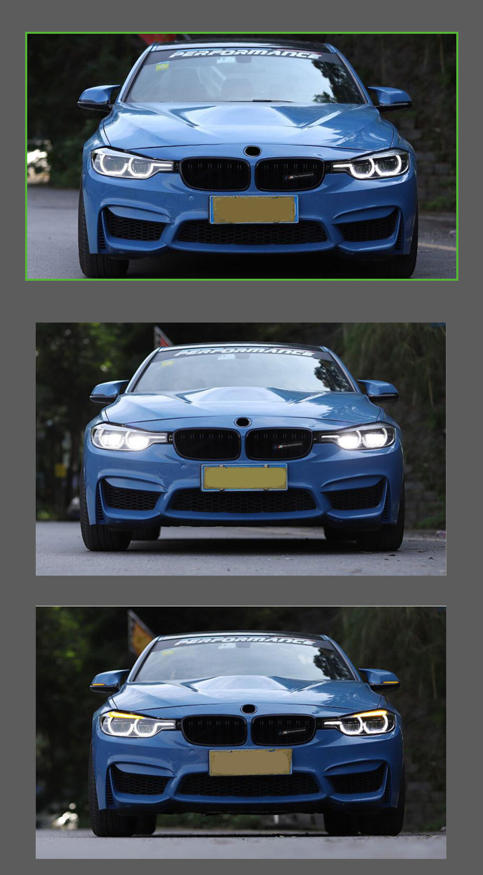 F30 Led Headlights For BMW F35 F80 M3 320i 325i 2013-2019DRL Turn Signal High Beam Lens Automobile Accessories