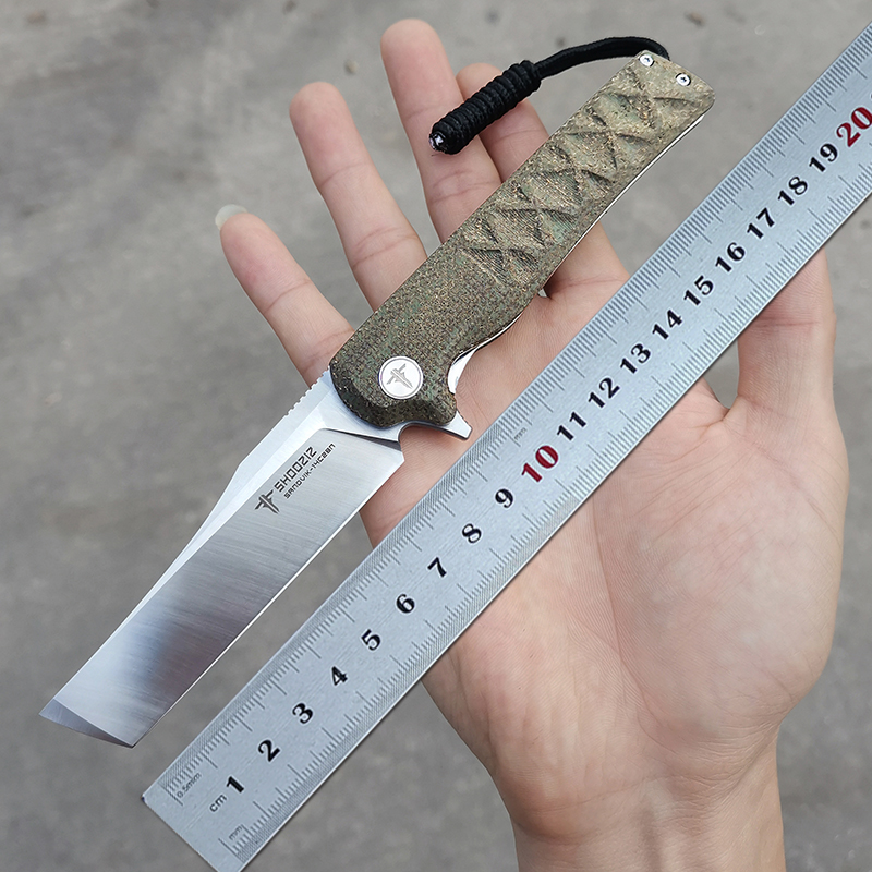 SHOOZIZ 14C28N stee tactica foding knife inen Miktar hande ba bearing camping sef-defense pocket hunting peeing toos
SHOOZIZ 14C28N stee tactica foding knife inen Miktar hande ba bearing camping sef-defense pocket hunting peeing toos