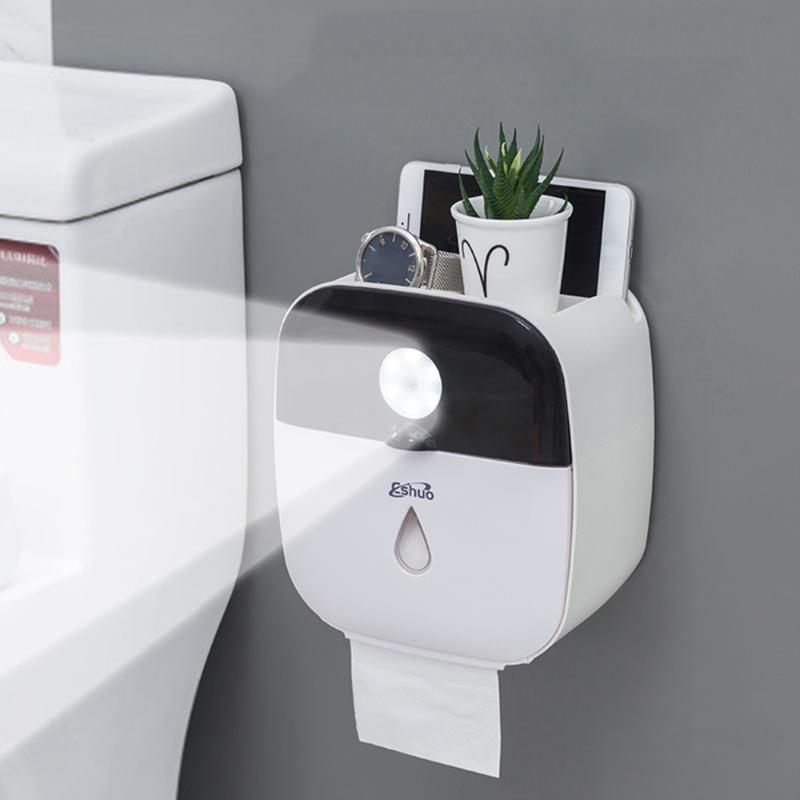 Multifunctional Intelligent Smart Motion Sensor Night Light With Toilet Paper Shelf Box Tissue Mobile Phone Holder
Multifunctional Intelligent Smart Motion Sensor Night Light With Toilet Paper Shelf Box Tissue Mobile Phone Holder