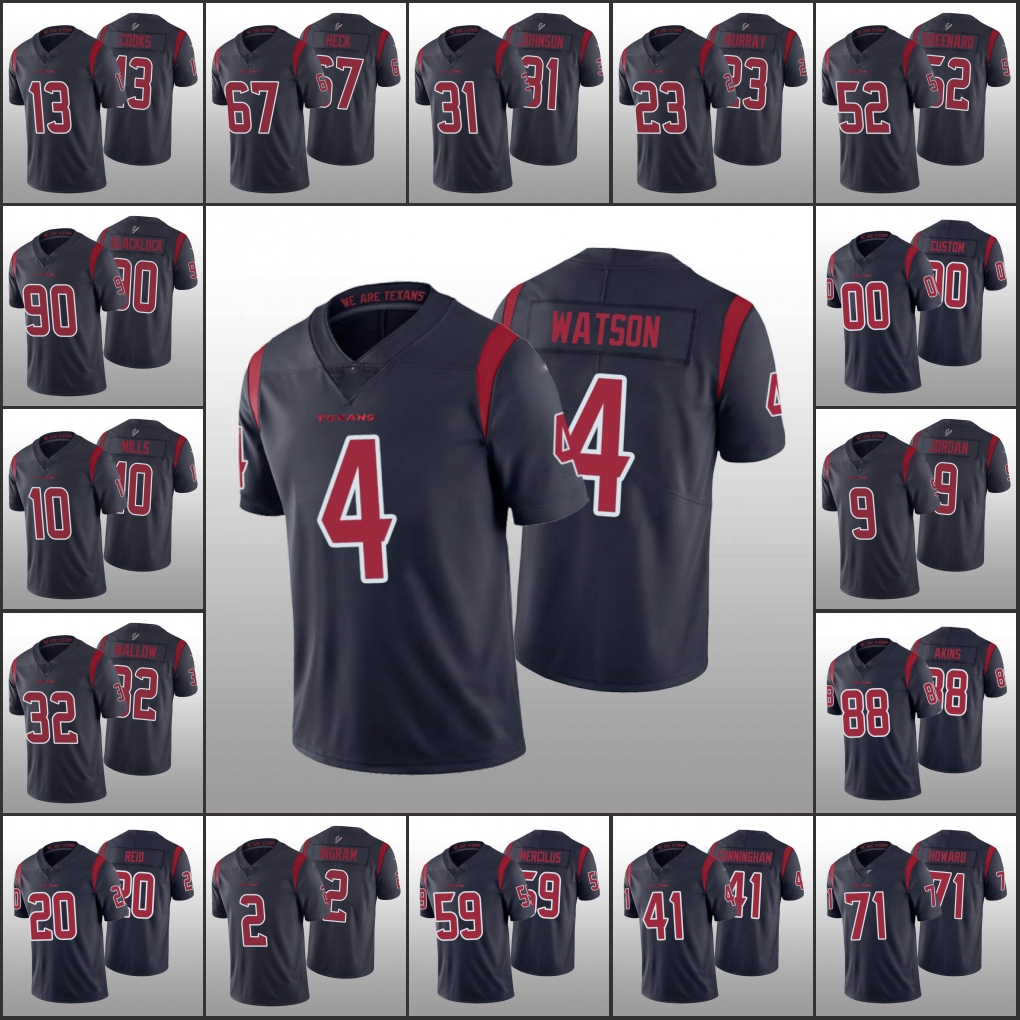 Houston''Texans''Men #10 Davis Mills 4 Deshaun Watson 59 Whitney Mercilus Women Youth Custom Navy Color Rush Limited Jersey, Black;red
Houston''Texans''Men #10 Davis Mills 4 Deshaun Watson 59 Whitney Mercilus Women Youth Custom Navy Color Rush Limited Jersey, Black;red