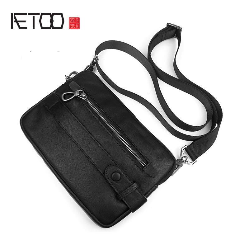 HBP AETOO Leather Shoulder Bag, Men's Handbag