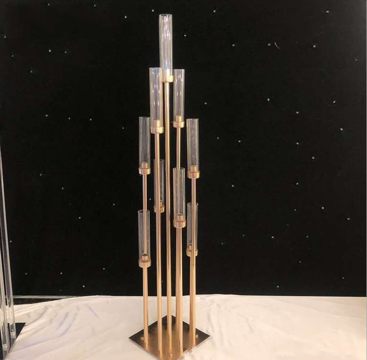 Wedding Backdrop stick 12 heads candelabra aisle decor Gold Tall event table centerpieces for stands
Wedding Backdrop stick 12 heads candelabra aisle decor Gold Tall event table centerpieces for stands