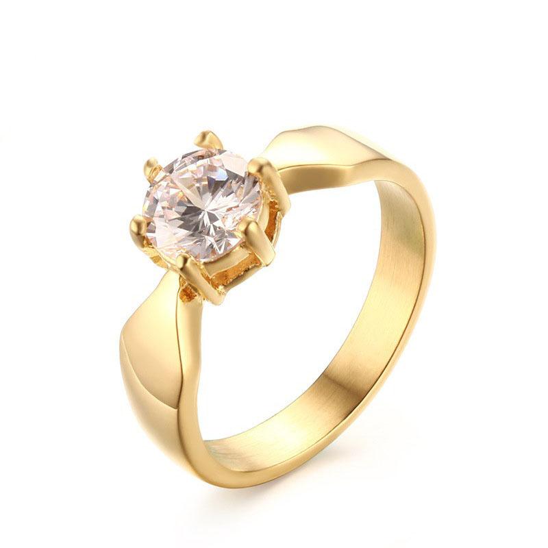 charm bracelets fashion titanium steel cubic zirconia women ring gold plating rings for engagement party jewelry accessoeries, Golden;silver
charm bracelets fashion titanium steel cubic zirconia women ring gold plating rings for engagement party jewelry accessoeries, Golden;silver