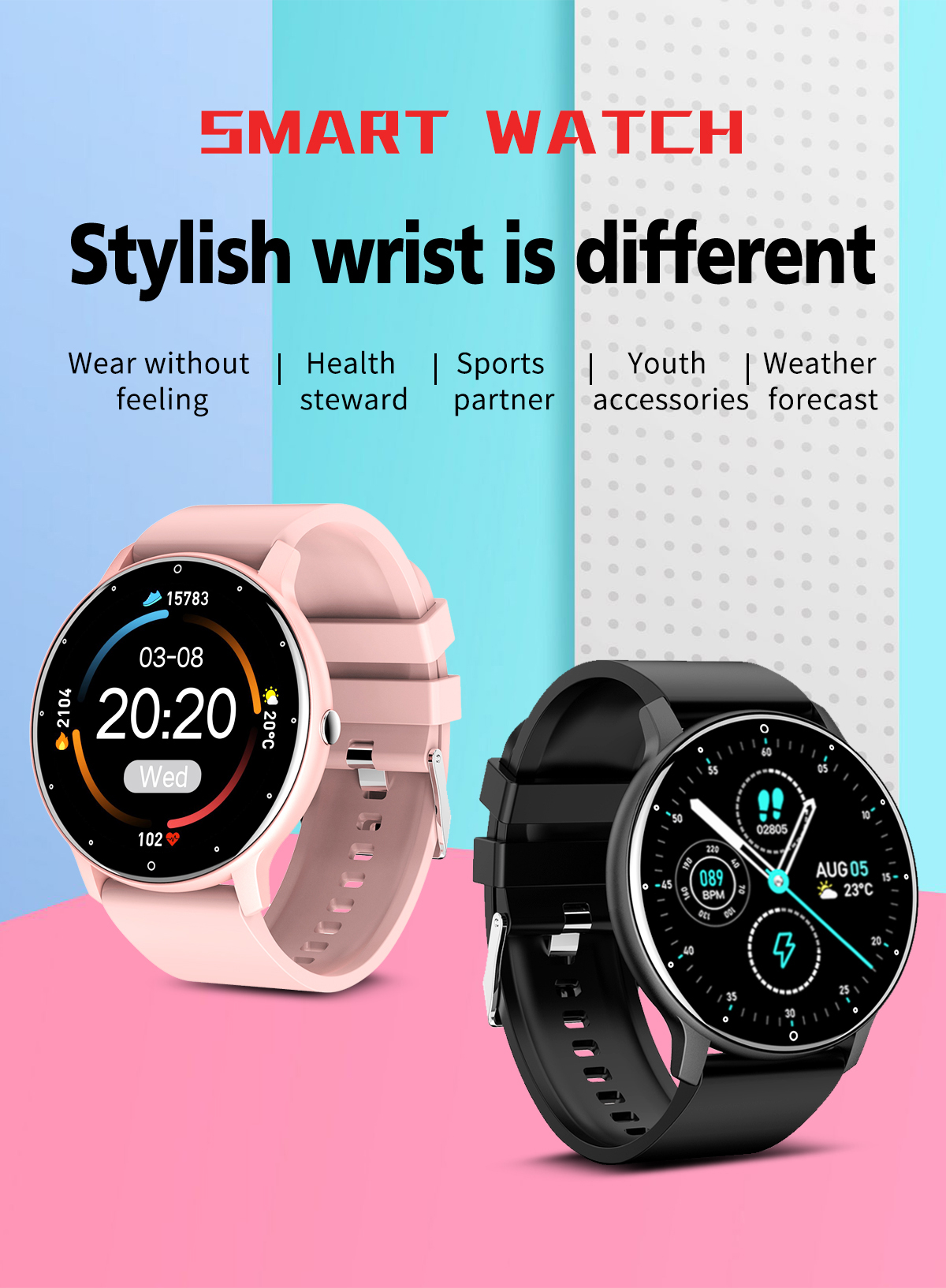 ZL02 Smart Watch Men Full Touch Screen Sport Fitness Watches IP67 Waterproof Bluetooth For Android ios smartwatch Men+box ZL02D