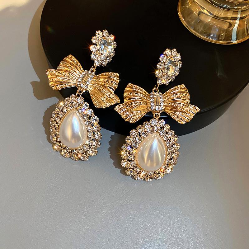 Dangle & Chandelier LOVOACC Dainty Bowknot Waterdrop Hanging Drop Earring For Women Exaggerated Rhinestone Tassel Jewellery Pendientes 2021
Dangle & Chandelier LOVOACC Dainty Bowknot Waterdrop Hanging Drop Earring For Women Exaggerated Rhinestone Tassel Jewellery Pendientes 2021
