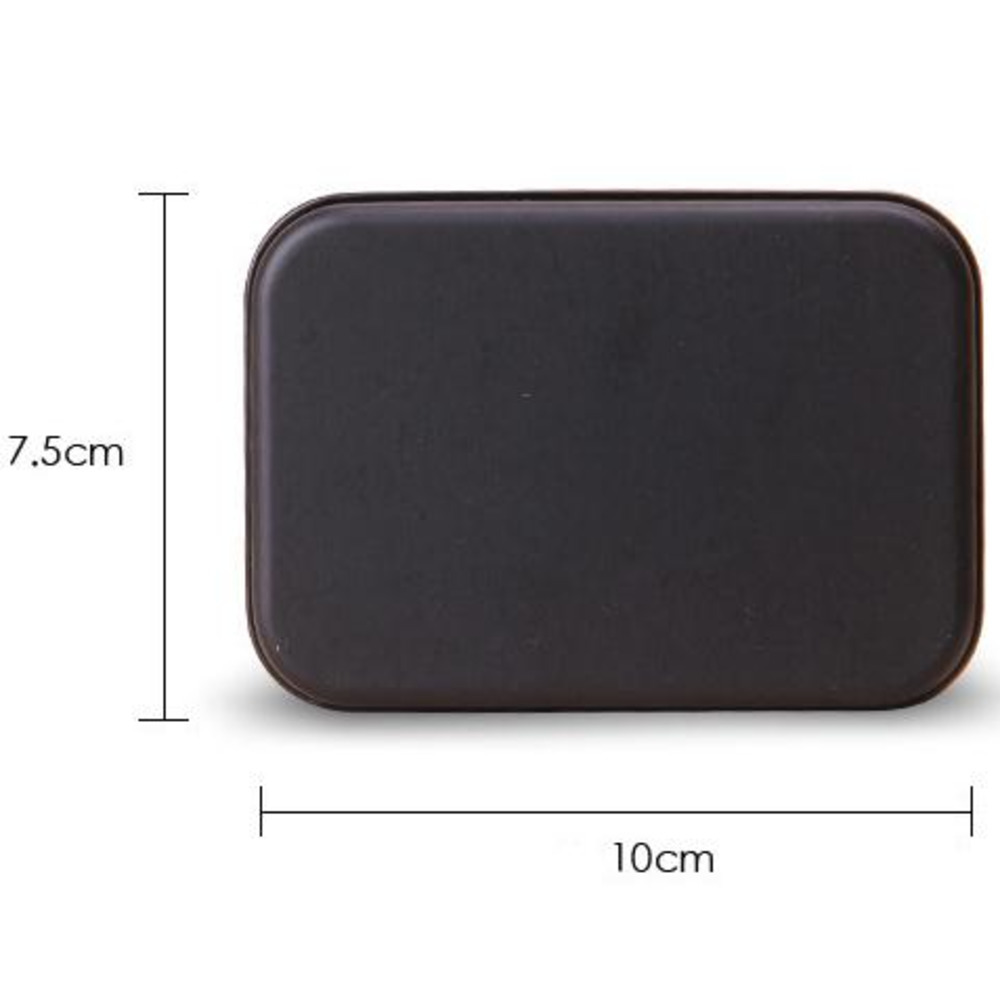 Mini Black Tin Box Small Empty Metal Storage Box Case Organizer For Money Coin Candy Keys Playing Card Gift Box Wholesale
