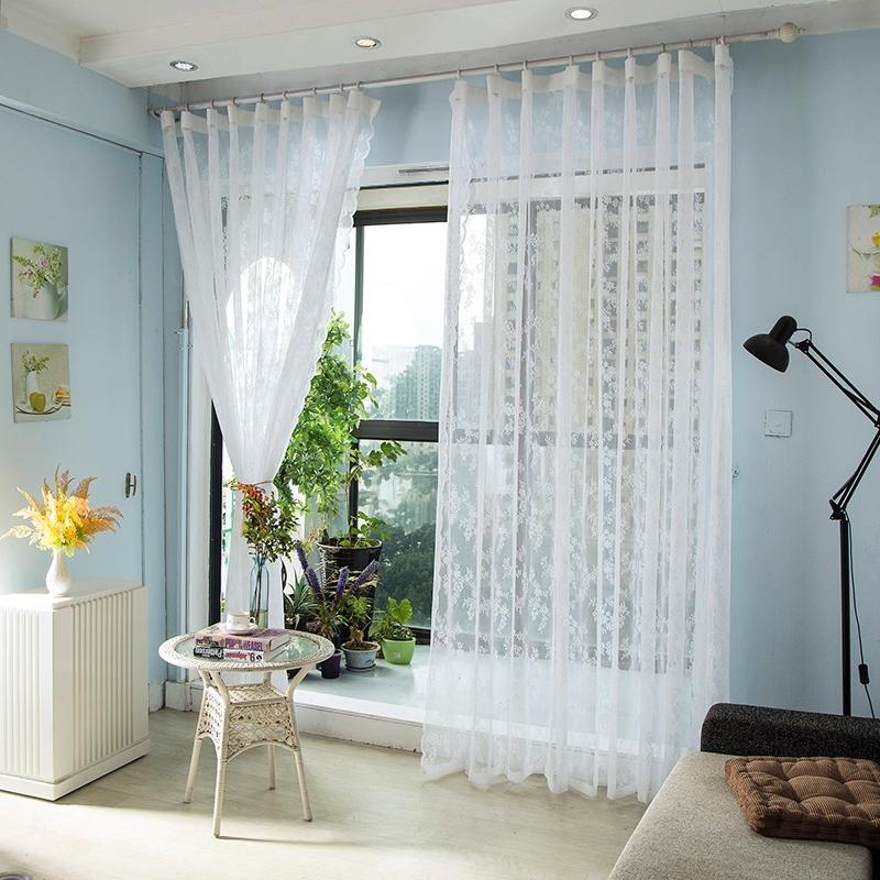 Curtain & Drapes Europe White Lace Curtains Sheer Princess Tulle Modern Simplicity Window Door Decor Living Room Bedroom Cortinas Blancas
Curtain & Drapes Europe White Lace Curtains Sheer Princess Tulle Modern Simplicity Window Door Decor Living Room Bedroom Cortinas Blancas
