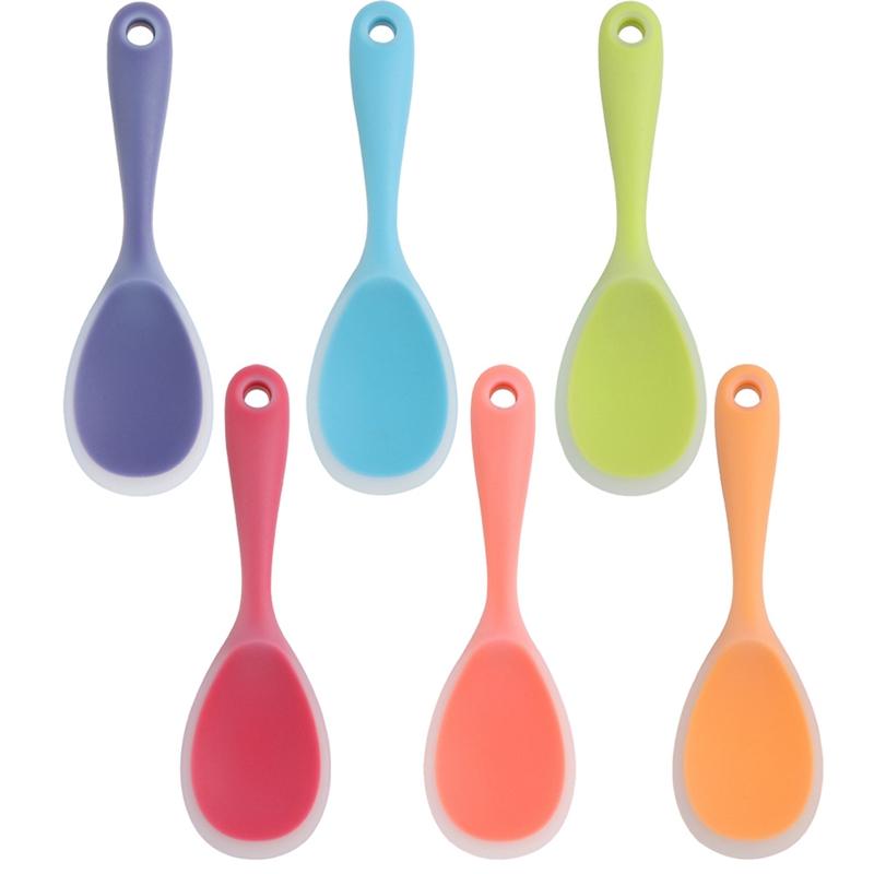 Dinnerware Sets High Quality 1PC Silicone Kitchen Tool Rice Server Spoon Sushi Non-stick Paddle
Dinnerware Sets High Quality 1PC Silicone Kitchen Tool Rice Server Spoon Sushi Non-stick Paddle