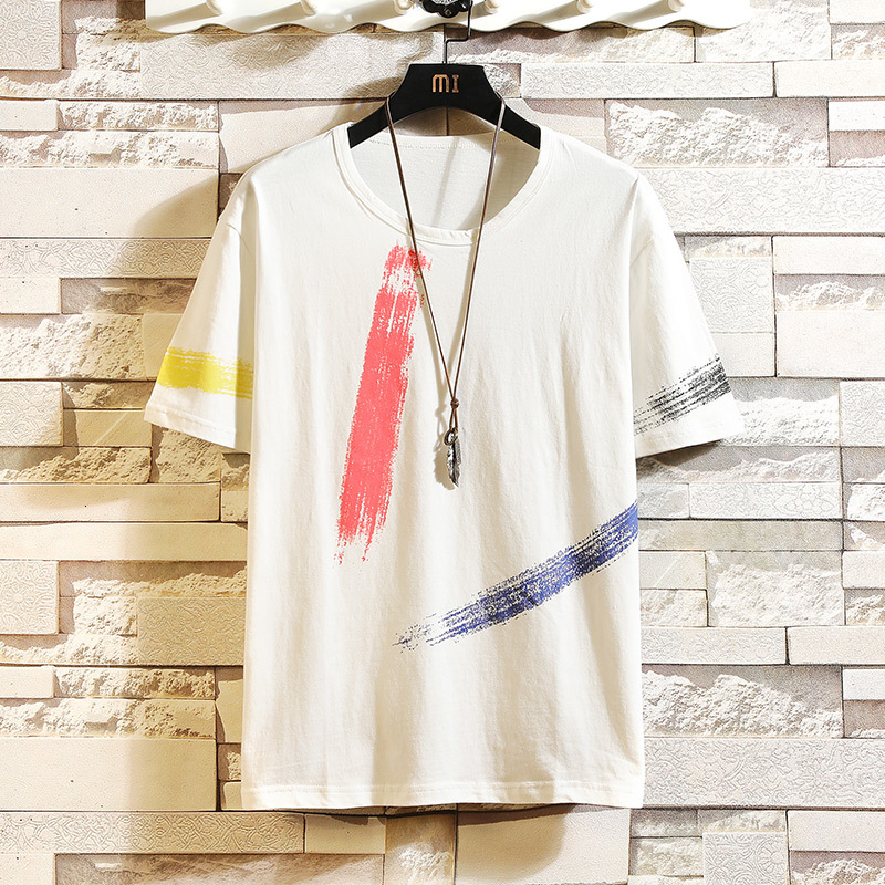2021 New Men's Cotton Funny T-shirt Mens Summer Fashion Tshirts 5xl Stpiped Casual t Shirt Tee for Man Oversized Tops & Tees Streetwear Ydxo, White
2021 New Men's Cotton Funny T-shirt Mens Summer Fashion Tshirts 5xl Stpiped Casual t Shirt Tee for Man Oversized Tops & Tees Streetwear Ydxo, White