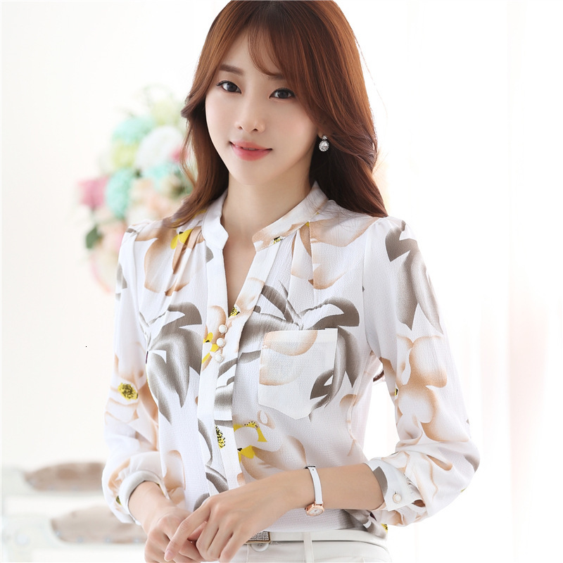 2021 New Spring Autumn Fashion Lady Tops V-neck Slim Chiffon Blouse Shirt Office Work Wear Women Shirts Plus Size Blusas 1t6c, White
2021 New Spring Autumn Fashion Lady Tops V-neck Slim Chiffon Blouse Shirt Office Work Wear Women Shirts Plus Size Blusas 1t6c, White