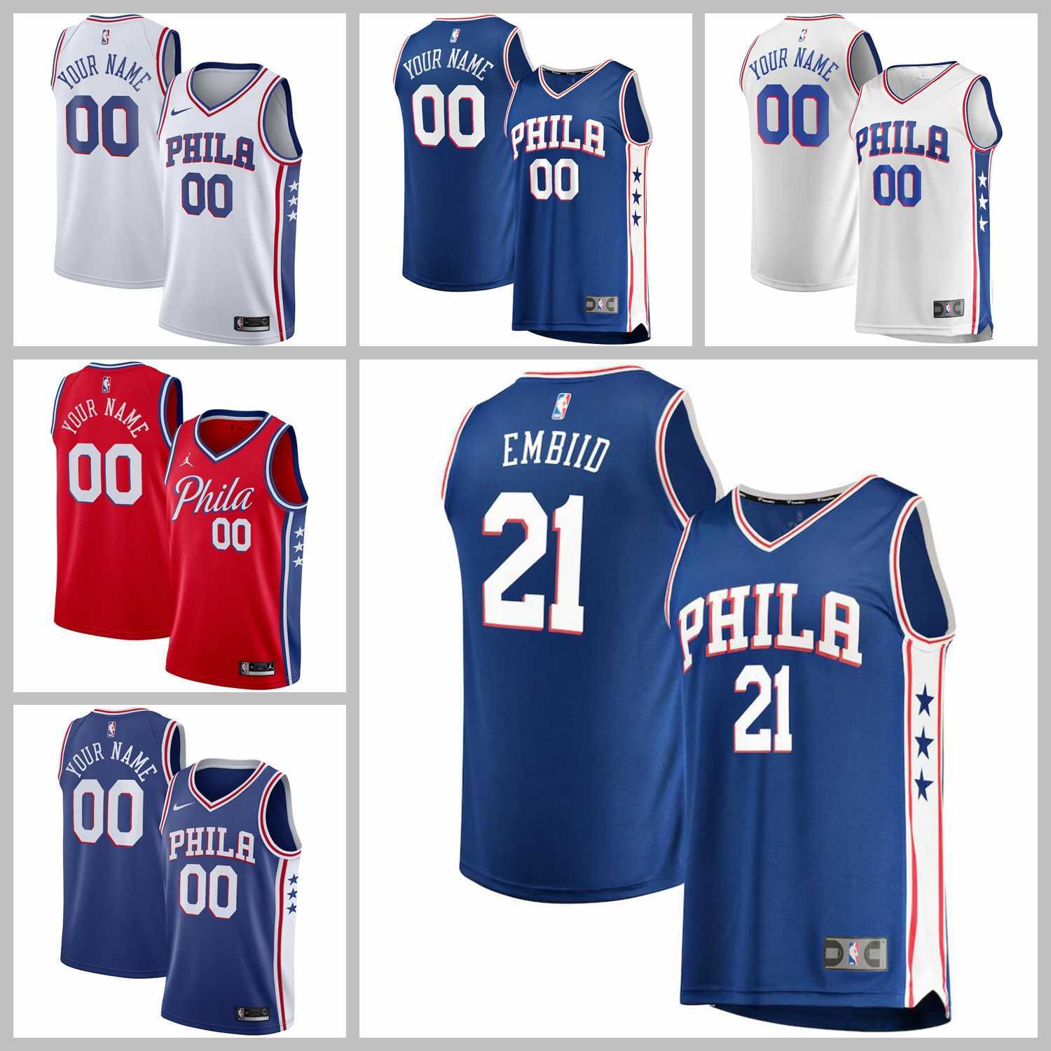 2021 Basketball Team Jerseys Philadelphia 76ers Jersey Joel Embiid Allen Iverson Ben Simmons White Blue Red Color Stitched Size S-XXXL Mesh, Black;red
2021 Basketball Team Jerseys Philadelphia 76ers Jersey Joel Embiid Allen Iverson Ben Simmons White Blue Red Color Stitched Size S-XXXL Mesh, Black;red