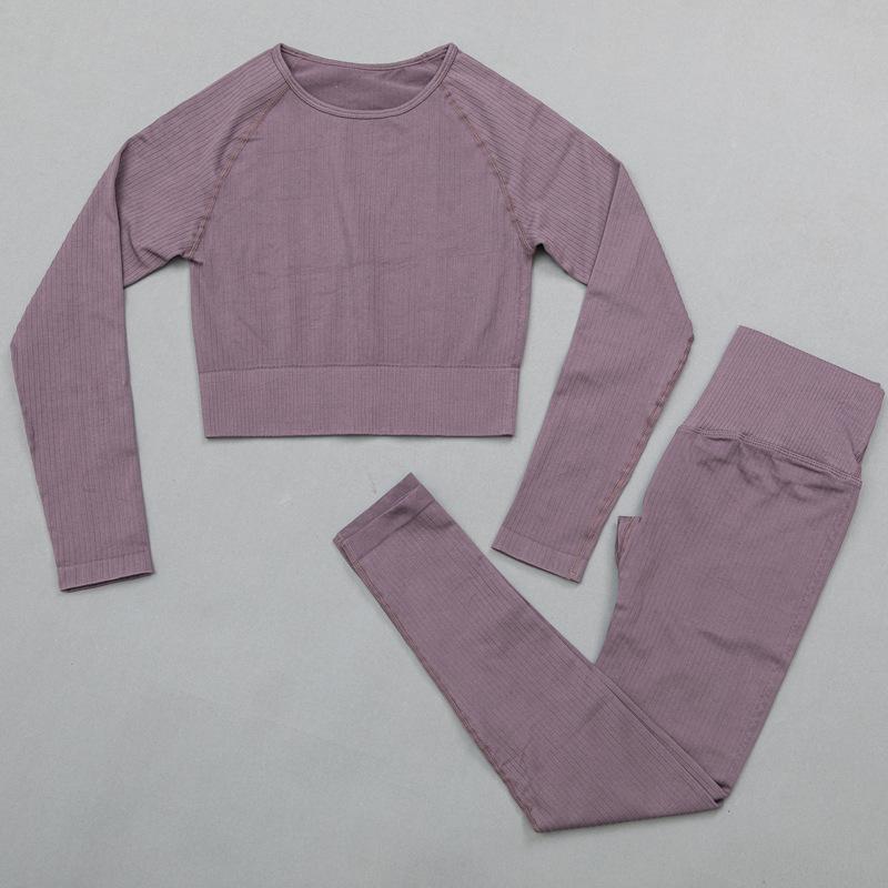 Women Yoga Set Seamless Fitness Clothing Sportswear Gym Suits Crop Tops Long Sleeve High Waist Leggings Workout Pants Running, Brapantdrakpurple
Women Yoga Set Seamless Fitness Clothing Sportswear Gym Suits Crop Tops Long Sleeve High Waist Leggings Workout Pants Running, Brapantdrakpurple