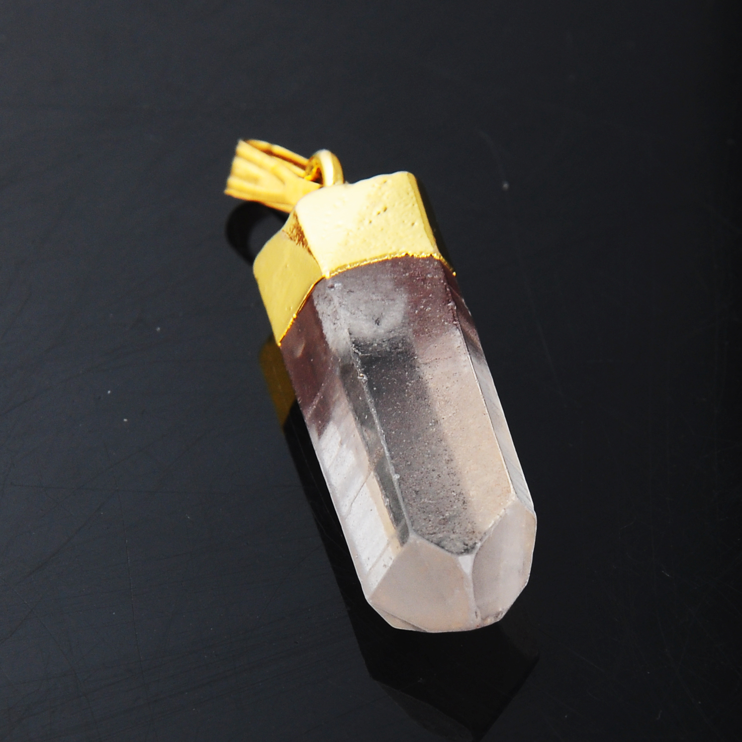 Clear Quartz Necklace Reiki Healing Crystal Pendant Spiritual Natural Irregular Raw Stone Necklaces Gemstone Jewelry for Women Men