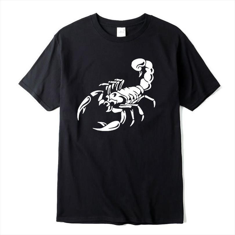 Casual High Quality Mens T Shirt 100% Cotton Short Sleeve Scorpion Print O Neck Men Hip Hop For, White
Casual High Quality Mens T Shirt 100% Cotton Short Sleeve Scorpion Print O Neck Men Hip Hop For, White