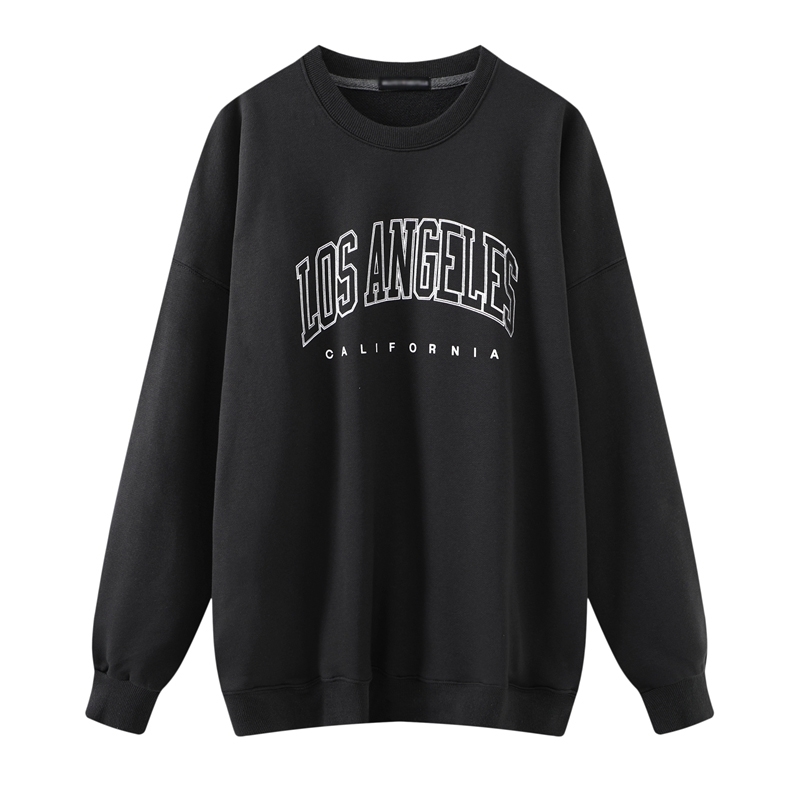 Oversize girls loose cotton sweatshirts autumn fashion ladies soft streetwear pullovers casual female cute sweatshirt women 201204