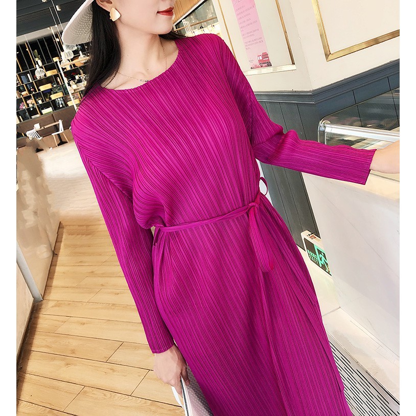 New 2021 Spring Pleated Sleeve Sashes High Waist A-line Long Korean Style Casual Aesthetic Clothing 6owz, Fuchsia
New 2021 Spring Pleated Sleeve Sashes High Waist A-line Long Korean Style Casual Aesthetic Clothing 6owz, Fuchsia