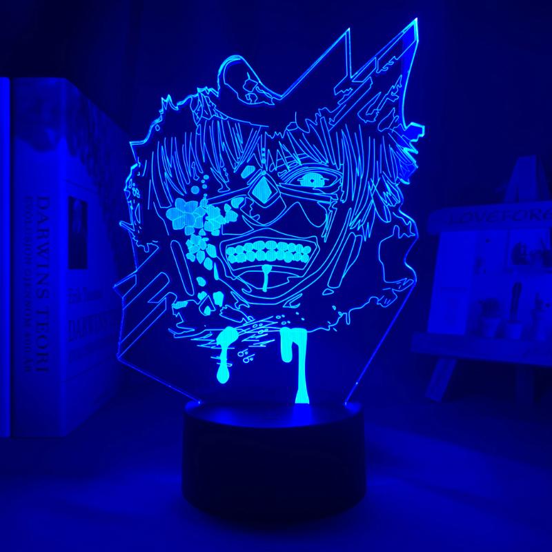 Night Lights Manga 3d Lamp Tokyo Ghoul Ken Kaneki For Bedroom Decor Nightlight Cool Birthday Gift Acrylic Led Light Anime
Night Lights Manga 3d Lamp Tokyo Ghoul Ken Kaneki For Bedroom Decor Nightlight Cool Birthday Gift Acrylic Led Light Anime