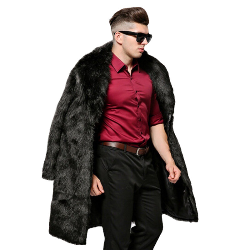 Long Black Leather Large Fluffy Men's Fur Coat High-quality Stand-up Collar Retro Comfortable Windproof and Warm Fashion Travel Commute
Long Black Leather Large Fluffy Men's Fur Coat High-quality Stand-up Collar Retro Comfortable Windproof and Warm Fashion Travel Commute