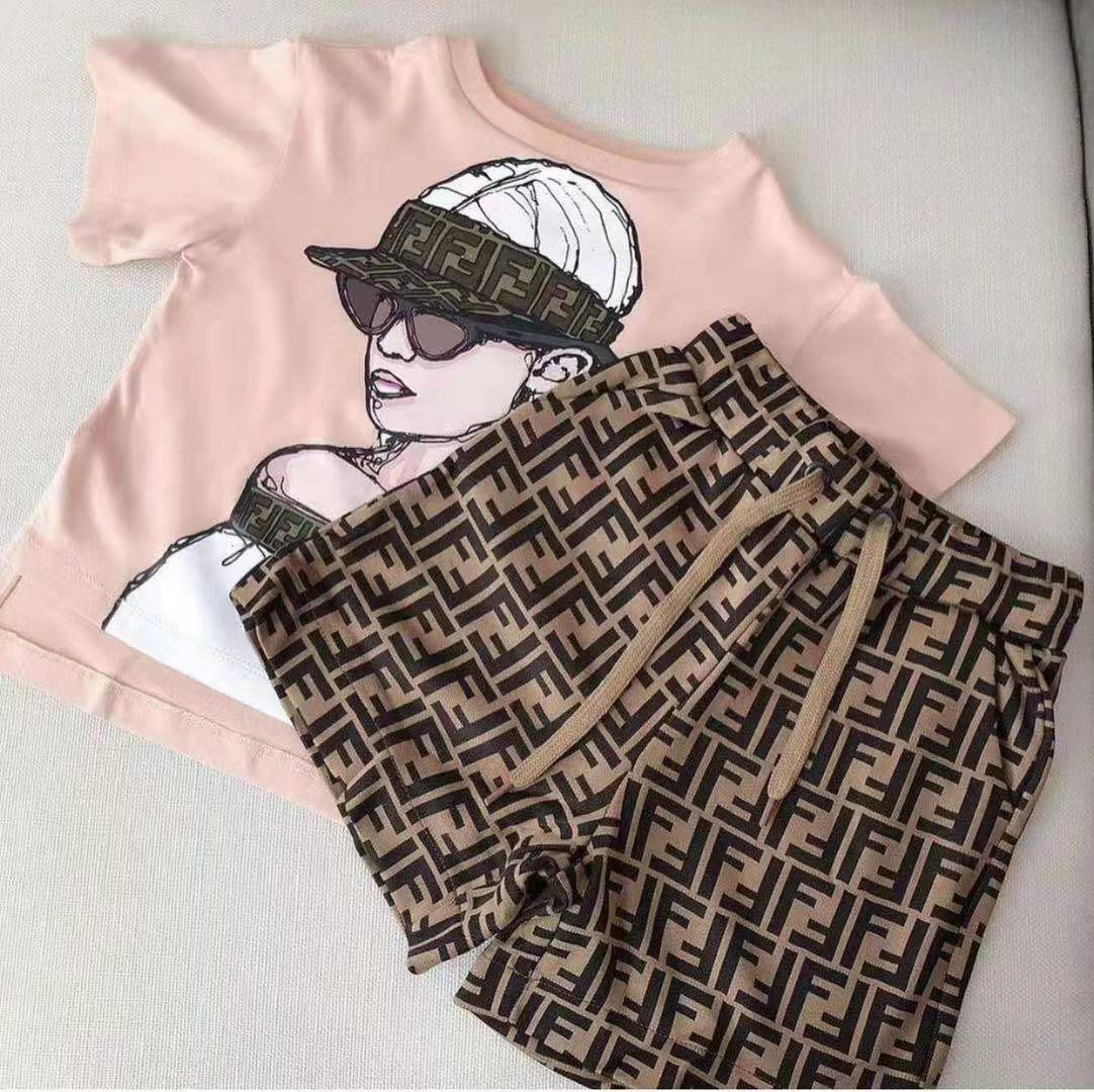 F Cartoon Print Short Sleeves Tops Sumner 2021 Kids Boutique Clothing Kids Girls T-Shirts Special Products, Blue
F Cartoon Print Short Sleeves Tops Sumner 2021 Kids Boutique Clothing Kids Girls T-Shirts Special Products, Blue