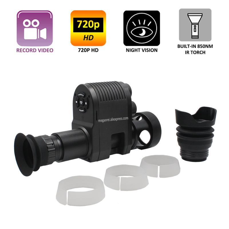 Telescope & Binoculars Megaorei 3 Integrated Monocular On Attachment 720p Night Vision Camcorder With IR For Sniper Tactical Rifle Hunting
Telescope & Binoculars Megaorei 3 Integrated Monocular On Attachment 720p Night Vision Camcorder With IR For Sniper Tactical Rifle Hunting