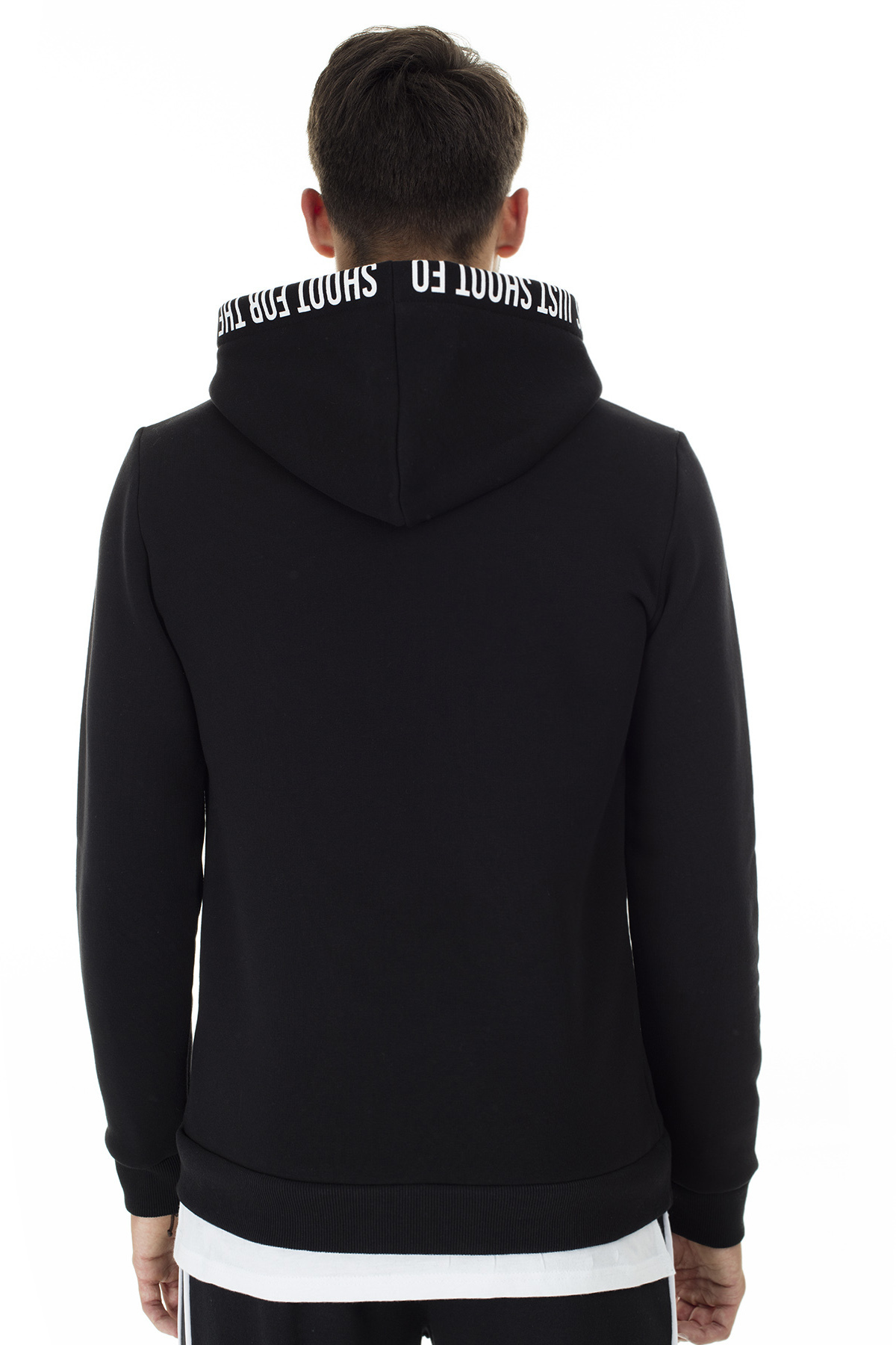 Buratti Printed Hooded Sweat suits Extra Slim Fit Men Fashion Autumn Winter Hip Hop Hoodie 575719 201128