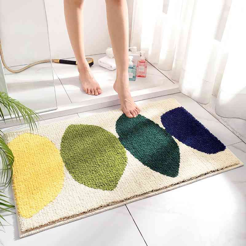 Flocking bedroom living room carpet simple household kitchen toilet door water absorption anti slip mat
Flocking bedroom living room carpet simple household kitchen toilet door water absorption anti slip mat