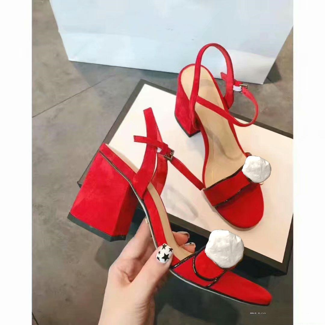 Classic High heeled sandals Coarse heel leather Suede woman shoes Metal buckle parties High heels Belt buckle Sexy Lady sandals size 34-42, Black
Classic High heeled sandals Coarse heel leather Suede woman shoes Metal buckle parties High heels Belt buckle Sexy Lady sandals size 34-42, Black