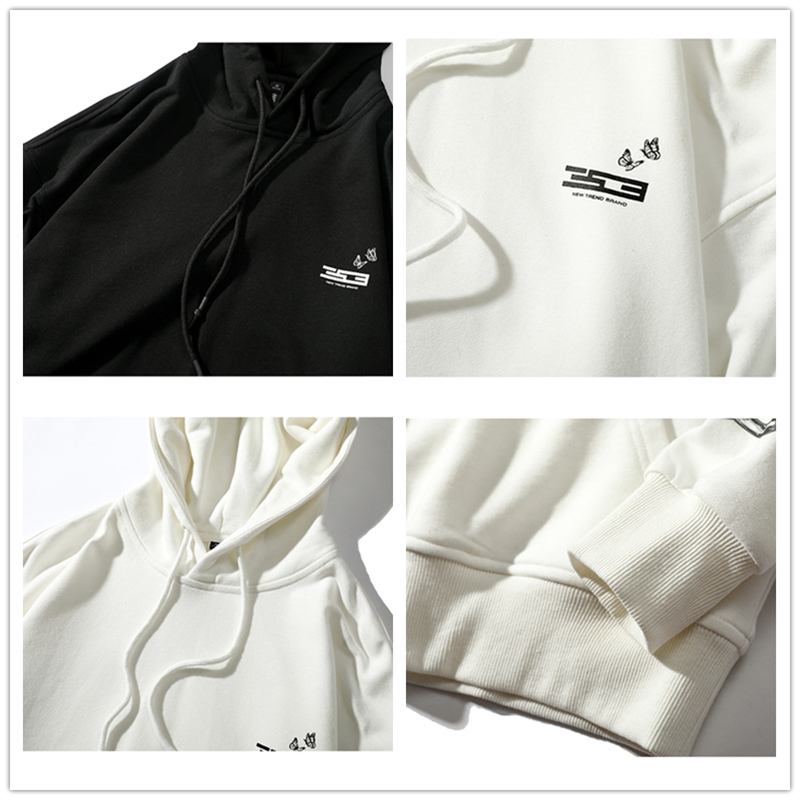 Man Hoodies For Men Hip Hop Hoodie Street Wear Male Hoodi Long Sleeve Sportswear Oversized Black White Cuple Loose Plus 4XL 5XL 201020