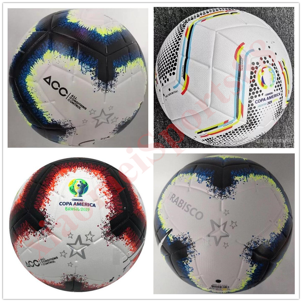 Top New Copa America soccer ball Final KYIV PU size 5 balls granules slip-resistant football high quality ball
Top New Copa America soccer ball Final KYIV PU size 5 balls granules slip-resistant football high quality ball