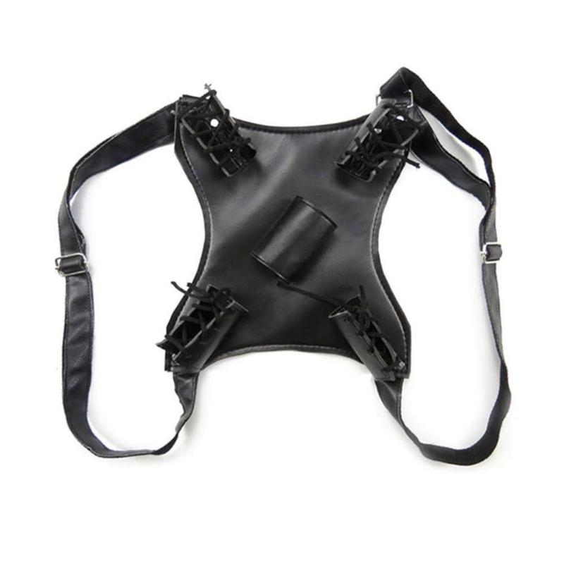 Waist Support Harness Men's Leather Dual Sword Carrying Back Exotic / Scab Costumes Holste Belt Gun Halloween Cosplay Holder H1Y1, Black
Waist Support Harness Men's Leather Dual Sword Carrying Back Exotic / Scab Costumes Holste Belt Gun Halloween Cosplay Holder H1Y1, Black