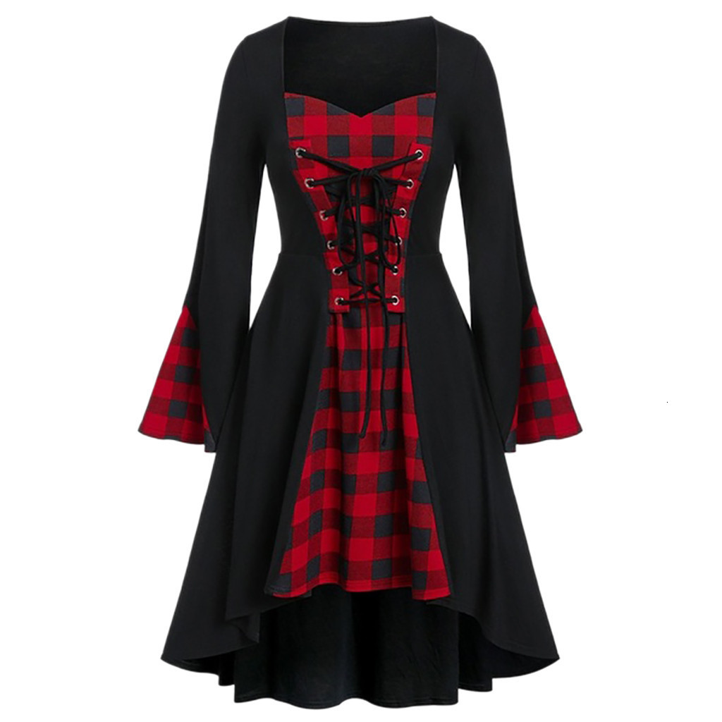 2021 New Fashion Women Elegant Robe Femme Long Sleeve Bandage Plus Size Zomer Jurk Maxi Er Plaid Vestido De Festa Guul, Red
2021 New Fashion Women Elegant Robe Femme Long Sleeve Bandage Plus Size Zomer Jurk Maxi Er Plaid Vestido De Festa Guul, Red