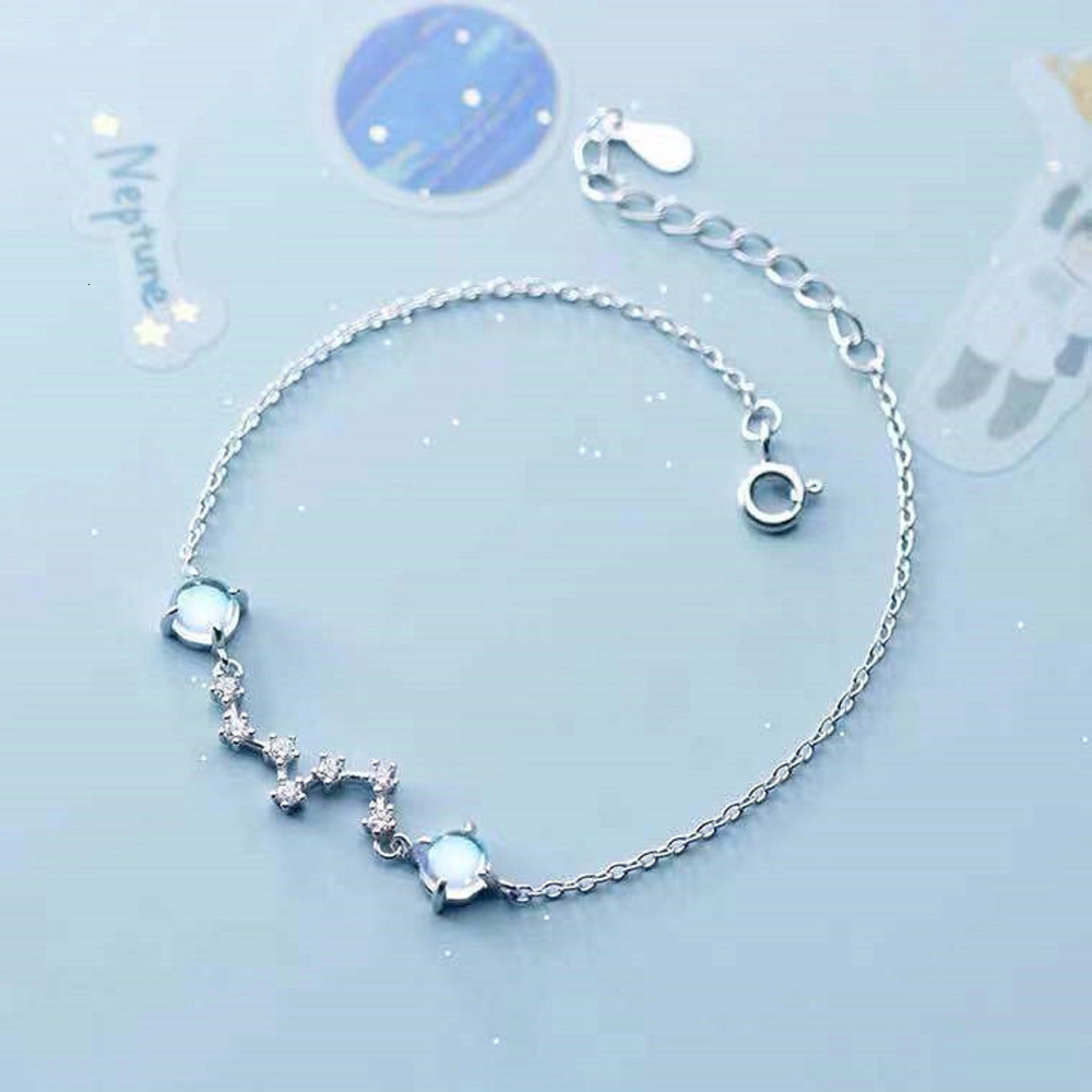 bracelet Beidou Seven Star Bracelet women's wind seven color crystal moonlight stone light luxury net red student silver bracelet, Golden;silver
bracelet Beidou Seven Star Bracelet women's wind seven color crystal moonlight stone light luxury net red student silver bracelet, Golden;silver