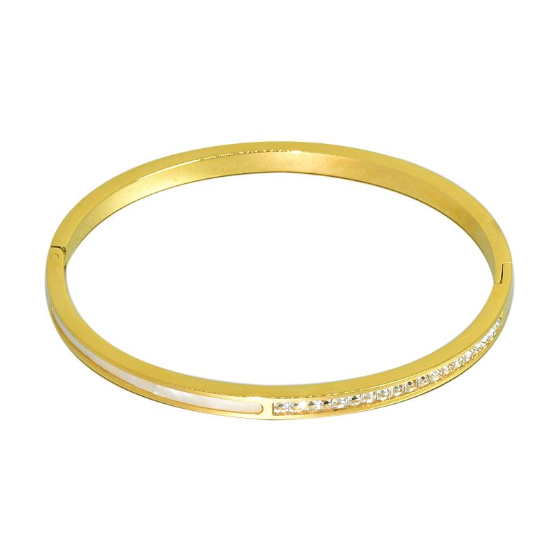 Bangle 2022 Jewelry For Women Shell With Diamond Stainless Steel Natural Stone Cuff Charm Accessory Bracelet Wholesale
Bangle 2022 Jewelry For Women Shell With Diamond Stainless Steel Natural Stone Cuff Charm Accessory Bracelet Wholesale