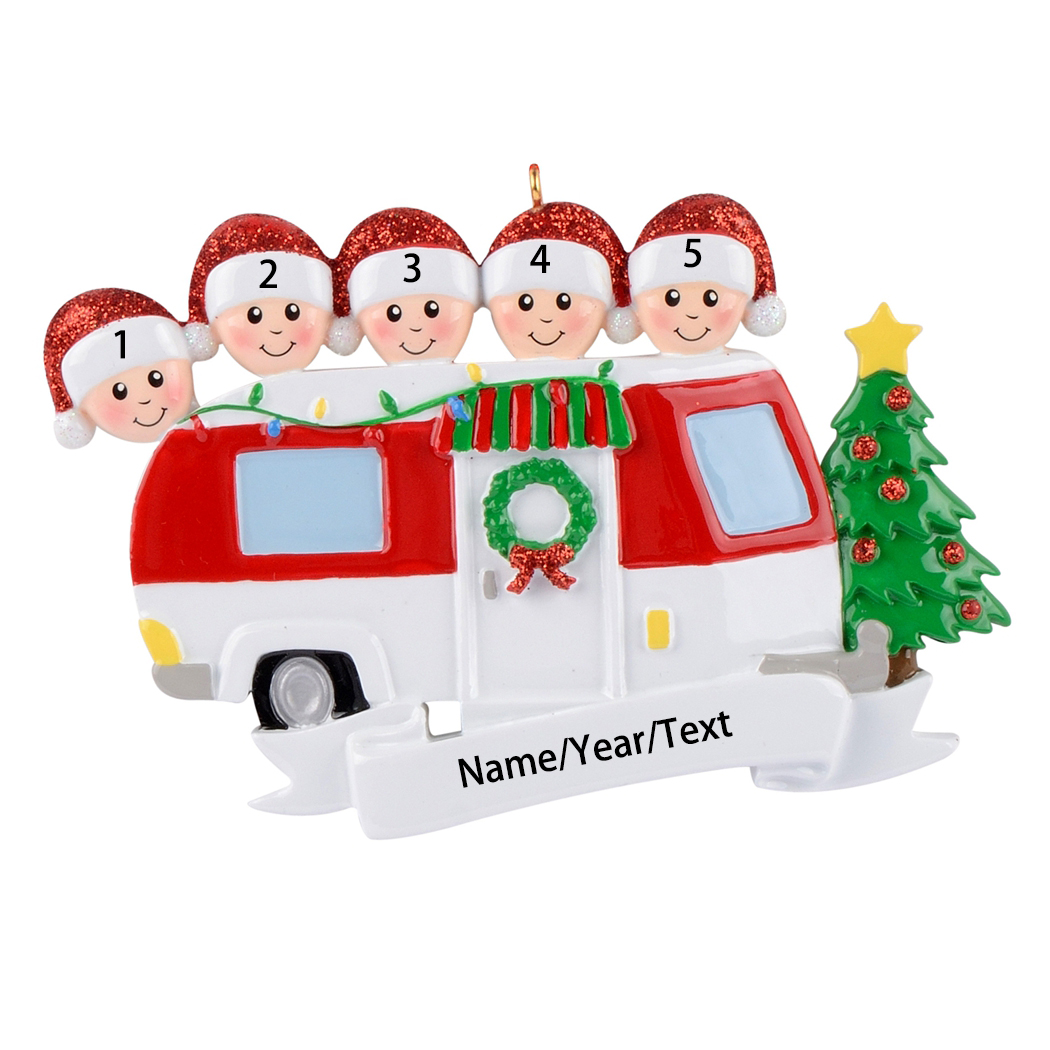 Personalized RV Motorhome Family of 5 Christmas Tree Ornament Camper Recreation Ride Vehicle Trail Away Hobby Holiday Truck Friend Gift
Personalized RV Motorhome Family of 5 Christmas Tree Ornament Camper Recreation Ride Vehicle Trail Away Hobby Holiday Truck Friend Gift