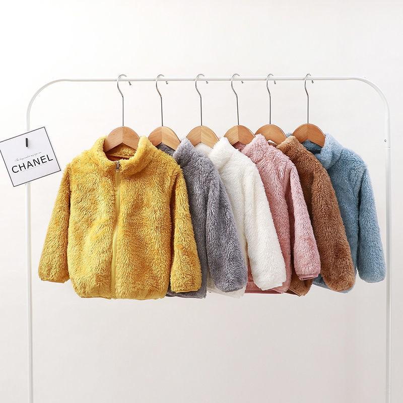 Jackets 2021 Autumn Winter Girls For 1-6 Years Fashion Baby Kids Warm Plush Jacket Children Flannel Fleece Coats Boys Outerwear, Blue;gray
Jackets 2021 Autumn Winter Girls For 1-6 Years Fashion Baby Kids Warm Plush Jacket Children Flannel Fleece Coats Boys Outerwear, Blue;gray