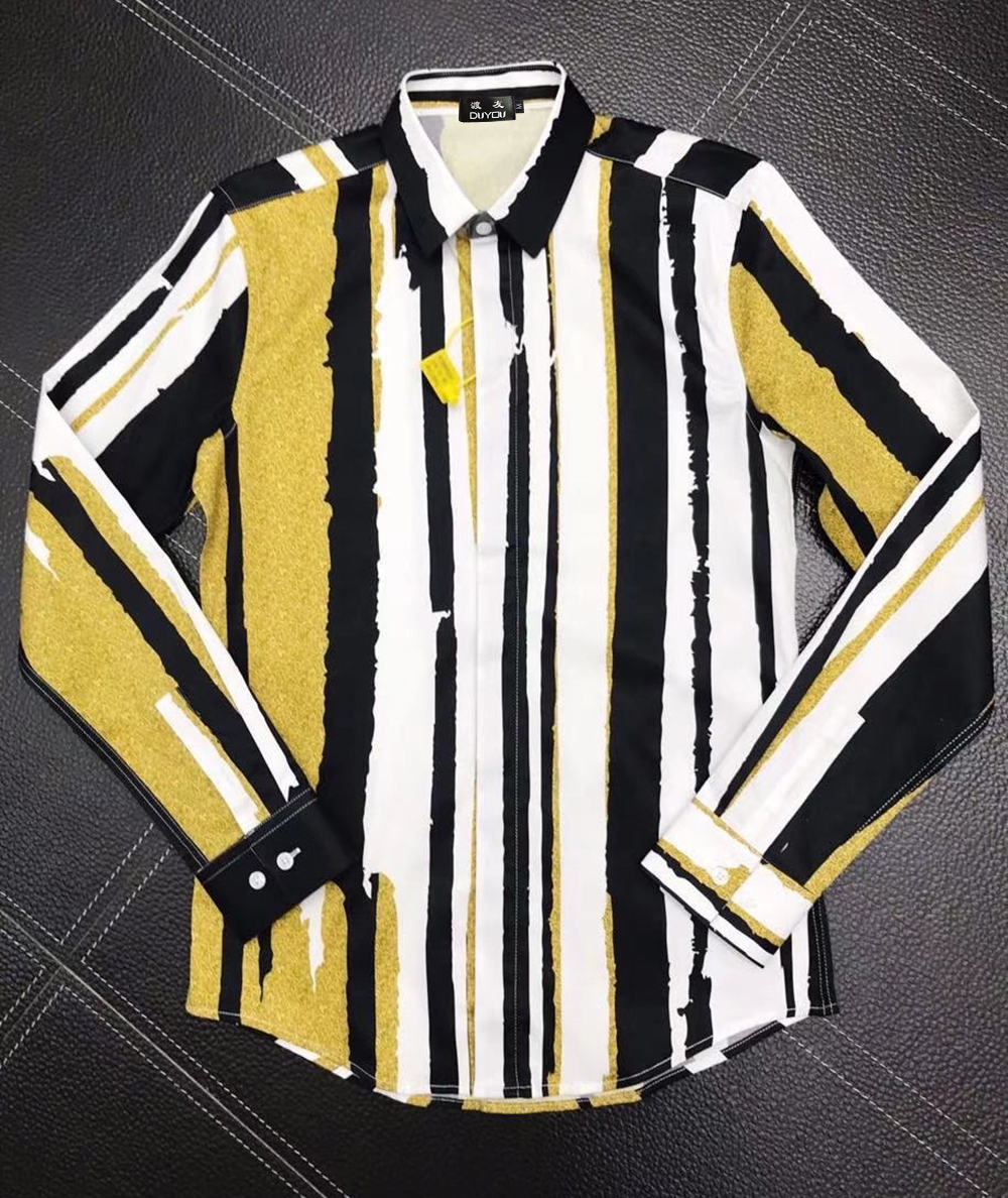 2021 New Algodo Com Listras Verticais Amarelas Pretas e Brancas Estampam Camisa De Manga Comprida Estilo Fino Masculino | 219109587 Ao7m, White
2021 New Algodo Com Listras Verticais Amarelas Pretas e Brancas Estampam Camisa De Manga Comprida Estilo Fino Masculino | 219109587 Ao7m, White