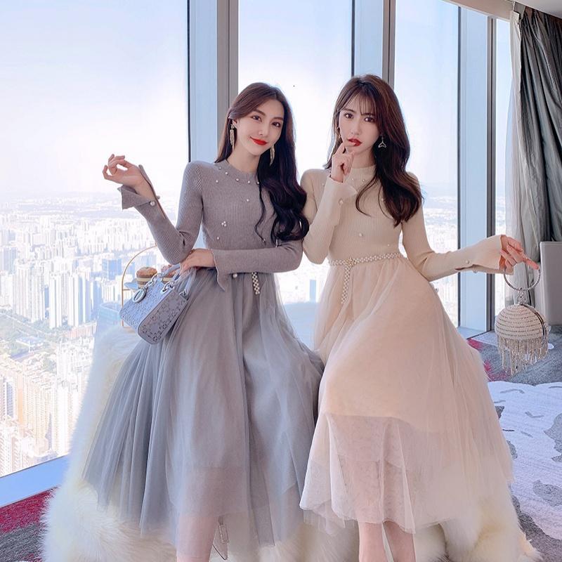 women's knitted dress 2021 autumn and winter new mid-length length mesh knitting interior seam skirt th81, Black;pink
women's knitted dress 2021 autumn and winter new mid-length length mesh knitting interior seam skirt th81, Black;pink