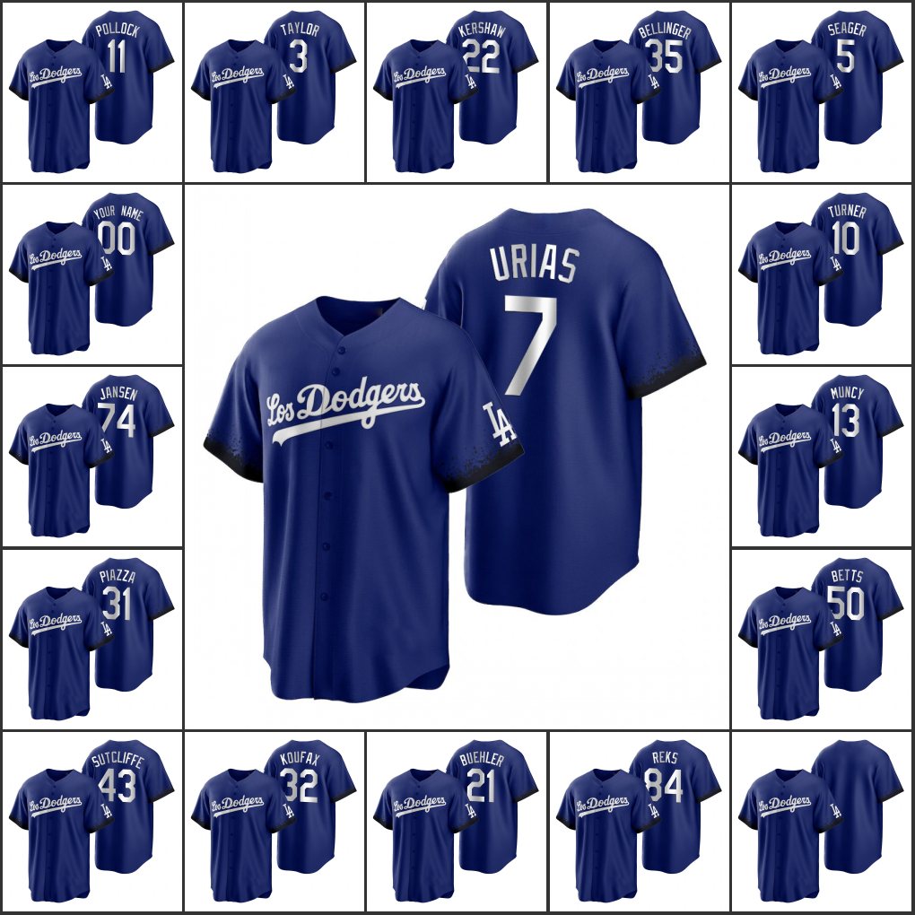 Los AngelesDodgers Baseball Jersey #21 Walker Buehler 35 Cody Bellinger 50 Mookie Betts Custom RoyalCityjersey
Los AngelesDodgers Baseball Jersey #21 Walker Buehler 35 Cody Bellinger 50 Mookie Betts Custom RoyalCityjersey