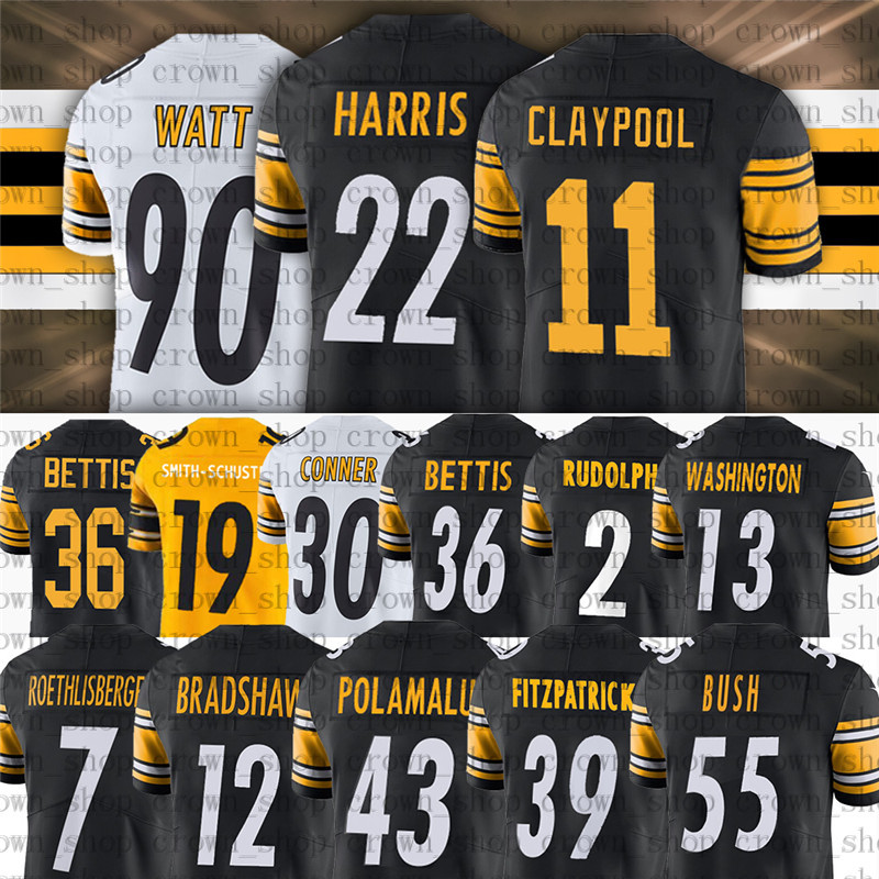 22 Najee Harris T.J. Watt Juju Smith-Schuster Jersey Chase Claypool Mason Rudolph Devin Bush Jerome zz Bettis PittsburghSteelersTroy Polamalu Terry Bradshaw, Men(gang ren)
22 Najee Harris T.J. Watt Juju Smith-Schuster Jersey Chase Claypool Mason Rudolph Devin Bush Jerome zz Bettis PittsburghSteelersTroy Polamalu Terry Bradshaw, Men(gang ren)