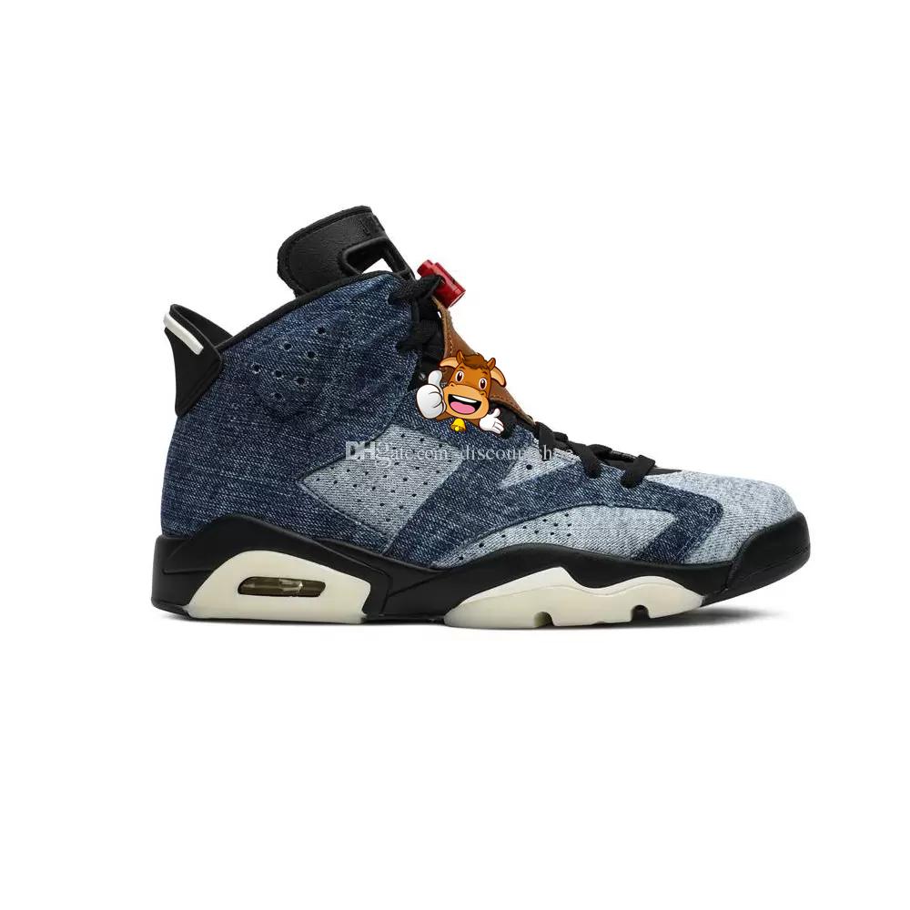 High quality 6 Washed Denim Basketball Shoes jumpman 6s Men Women Sneakers SKU:CT5350 401 (Delivery within 24 hours), Tiffany blue
High quality 6 Washed Denim Basketball Shoes jumpman 6s Men Women Sneakers SKU:CT5350 401 (Delivery within 24 hours), Tiffany blue