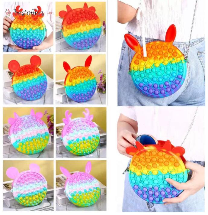 US stock Rainbow Macaroon Fidget Bubble Chain Bag Purses Kids Boy Girls Novel Cool Design Crossbody Fanny Pack Push Sensory Puzzle Toys Early Leaning Education BT11
US stock Rainbow Macaroon Fidget Bubble Chain Bag Purses Kids Boy Girls Novel Cool Design Crossbody Fanny Pack Push Sensory Puzzle Toys Early Leaning Education BT11