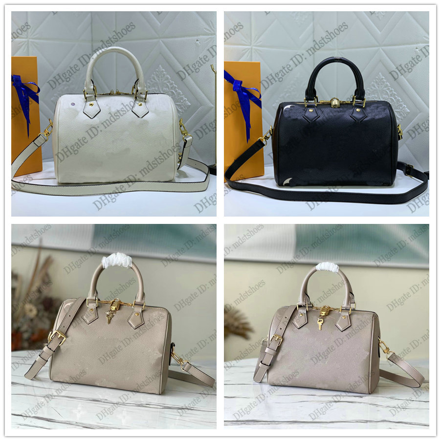 Speedy Bandouliere 25 Boston Bags Favorite Women Designer Toron handle Bag Embossed Oversized Letter Flower Pattern Leather Cross Body with Padlock
Speedy Bandouliere 25 Boston Bags Favorite Women Designer Toron handle Bag Embossed Oversized Letter Flower Pattern Leather Cross Body with Padlock