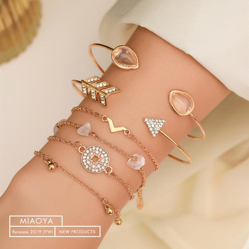 Link, Chain Europe The United States Cross-border Hand Ornaments Six-piece Cat's Eye Broken Stone Arrow V-shaped Set Bracelet Spot
Link, Chain Europe The United States Cross-border Hand Ornaments Six-piece Cat's Eye Broken Stone Arrow V-shaped Set Bracelet Spot