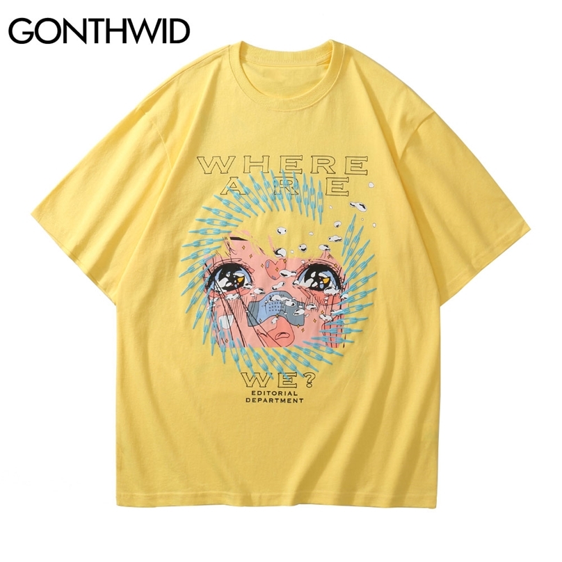 Tshirts Harajuku Japanese Girl Print Tees Shirts Streetwear Hip Hop Casual Oversized T-Shirts Fashion Short Sleeve Tops 210602, Black
Tshirts Harajuku Japanese Girl Print Tees Shirts Streetwear Hip Hop Casual Oversized T-Shirts Fashion Short Sleeve Tops 210602, Black