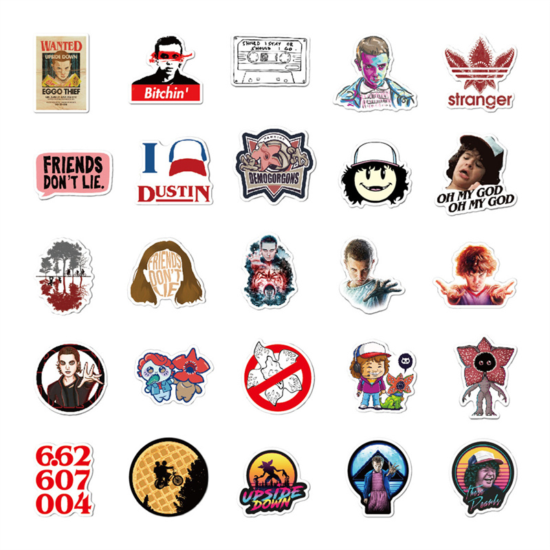 Notebook Funny TV Show Stickers DIY Graffiti Waterproof Decals For Car Helmet Guitar Laptops Luggage Bike Phone Gift Decoration 50pcs