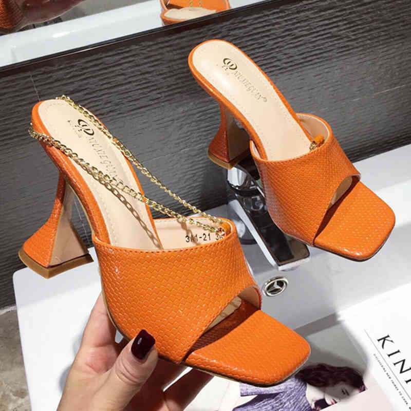 slippers luxury slides mules women 9cm high heels fetish summer sandals orange prom party wedding stripper shoe h6kp, Black 
slippers luxury slides mules women 9cm high heels fetish summer sandals orange prom party wedding stripper shoe h6kp, Black