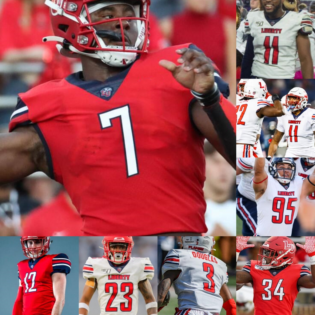 Custom Liberty Flames 7 Malik Willis Football stitched Jersey NCAA College Durrell Johnson Peytton Pickett Joshua Mack 23 Rashad Jennings all stitched, Red with 150th patch
Custom Liberty Flames 7 Malik Willis Football stitched Jersey NCAA College Durrell Johnson Peytton Pickett Joshua Mack 23 Rashad Jennings all stitched, Red with 150th patch