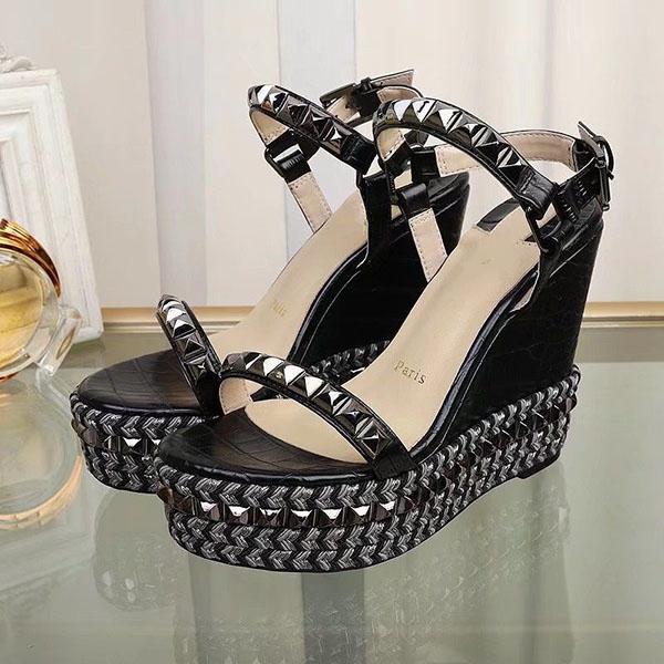 Summer 2021 luxury design fashion high heeled sandals women's red bottom slope heel open toe sexy wedding shoes
Summer 2021 luxury design fashion high heeled sandals women's red bottom slope heel open toe sexy wedding shoes