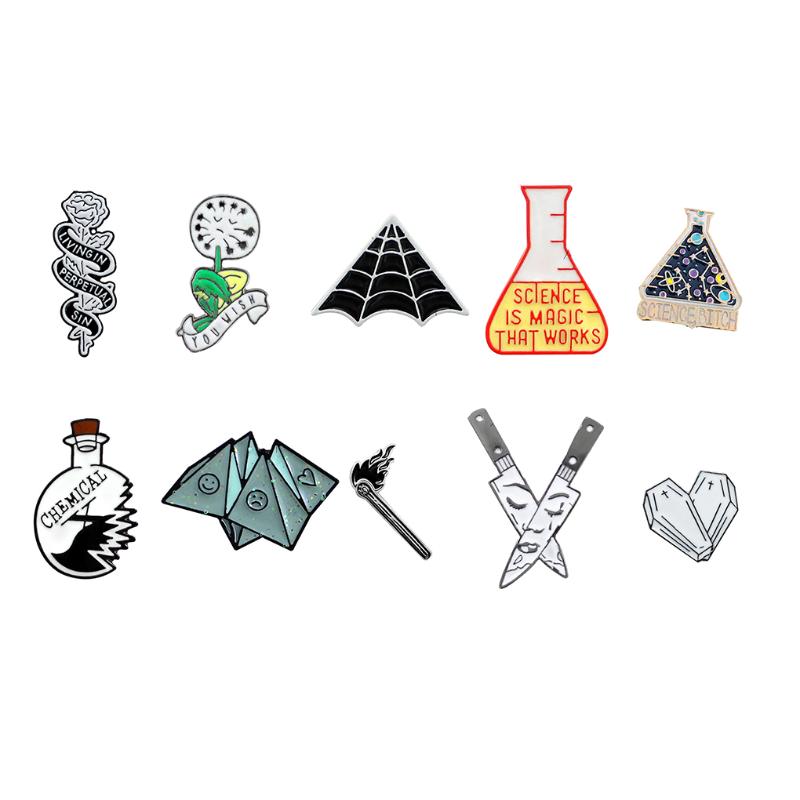 Pins, Brooches Magic Science Enamel Pin Light Bulb No Idea Beaker Badge Brooch Lapel Denim Jeans Shirt Bag Cartoon Jewelry Gift
Pins, Brooches Magic Science Enamel Pin Light Bulb No Idea Beaker Badge Brooch Lapel Denim Jeans Shirt Bag Cartoon Jewelry Gift