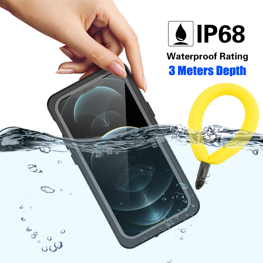 Full Sealed IP68 Underwater Case For Apple iPhone 13 12 Pro Max Mini 11 XS Max XR 6 7 8 Plus 5 SE Waterproof Diving Swim Cover, Black
Full Sealed IP68 Underwater Case For Apple iPhone 13 12 Pro Max Mini 11 XS Max XR 6 7 8 Plus 5 SE Waterproof Diving Swim Cover, Black